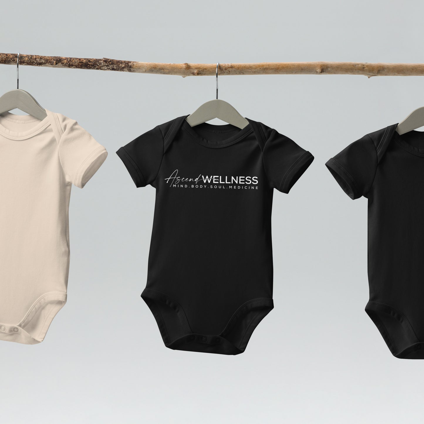 Ascend Organic cotton baby bodysuit