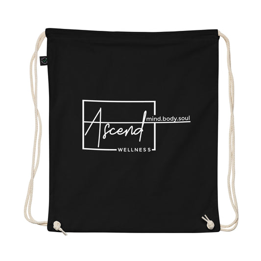 Organic cotton drawstring bag