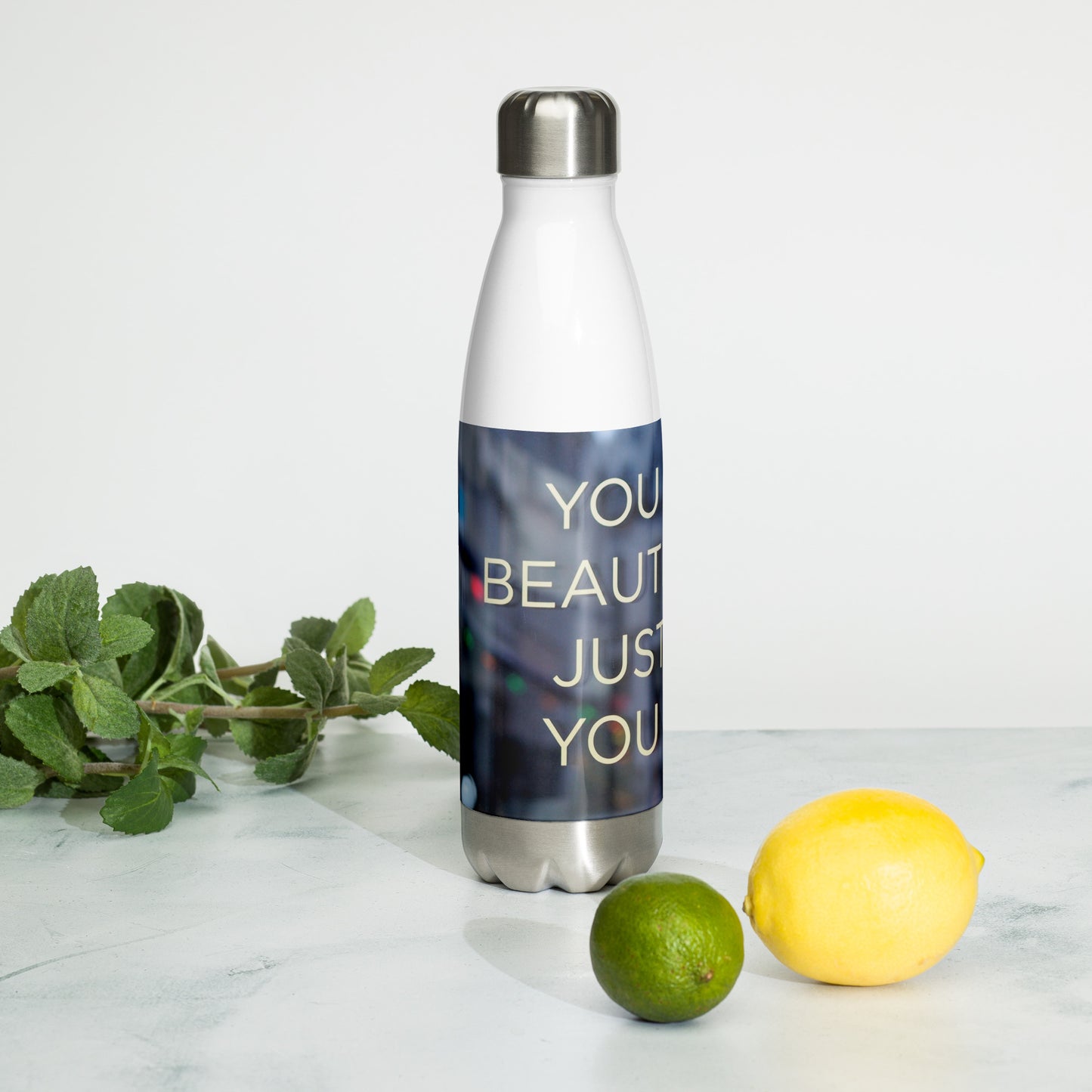 "Beautiful" Stainless Steel Water Bottle