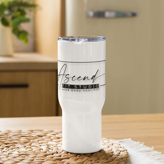 Ascend FIT Studio Travel mug with a handle