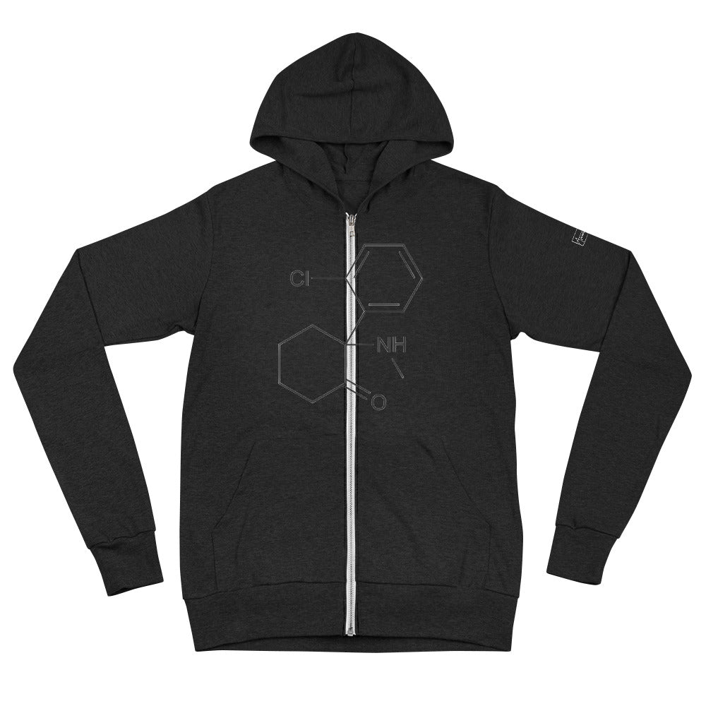 Ketamine Heals Unisex zip hoodie