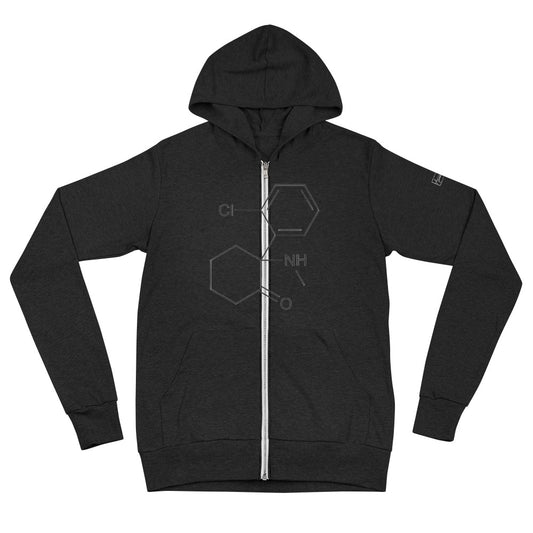 Ketamine Heals Unisex zip hoodie