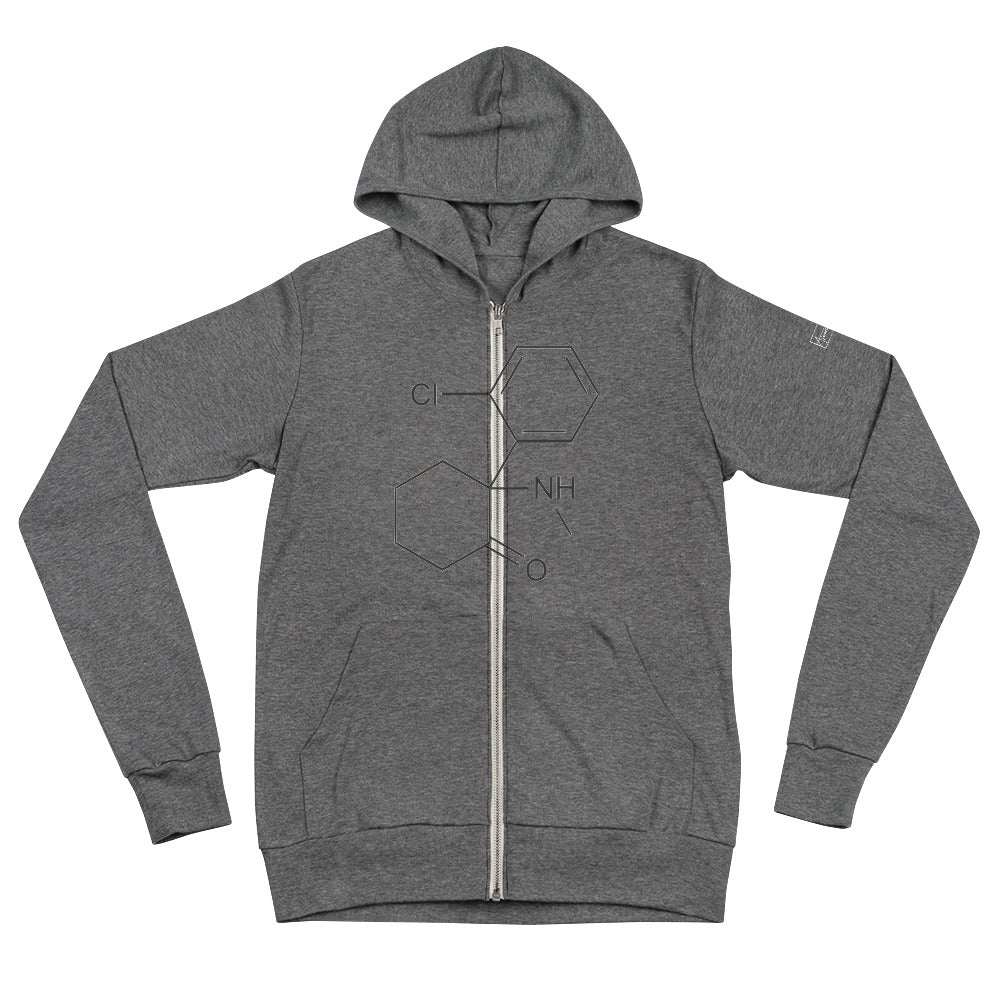 Ketamine Heals Unisex zip hoodie