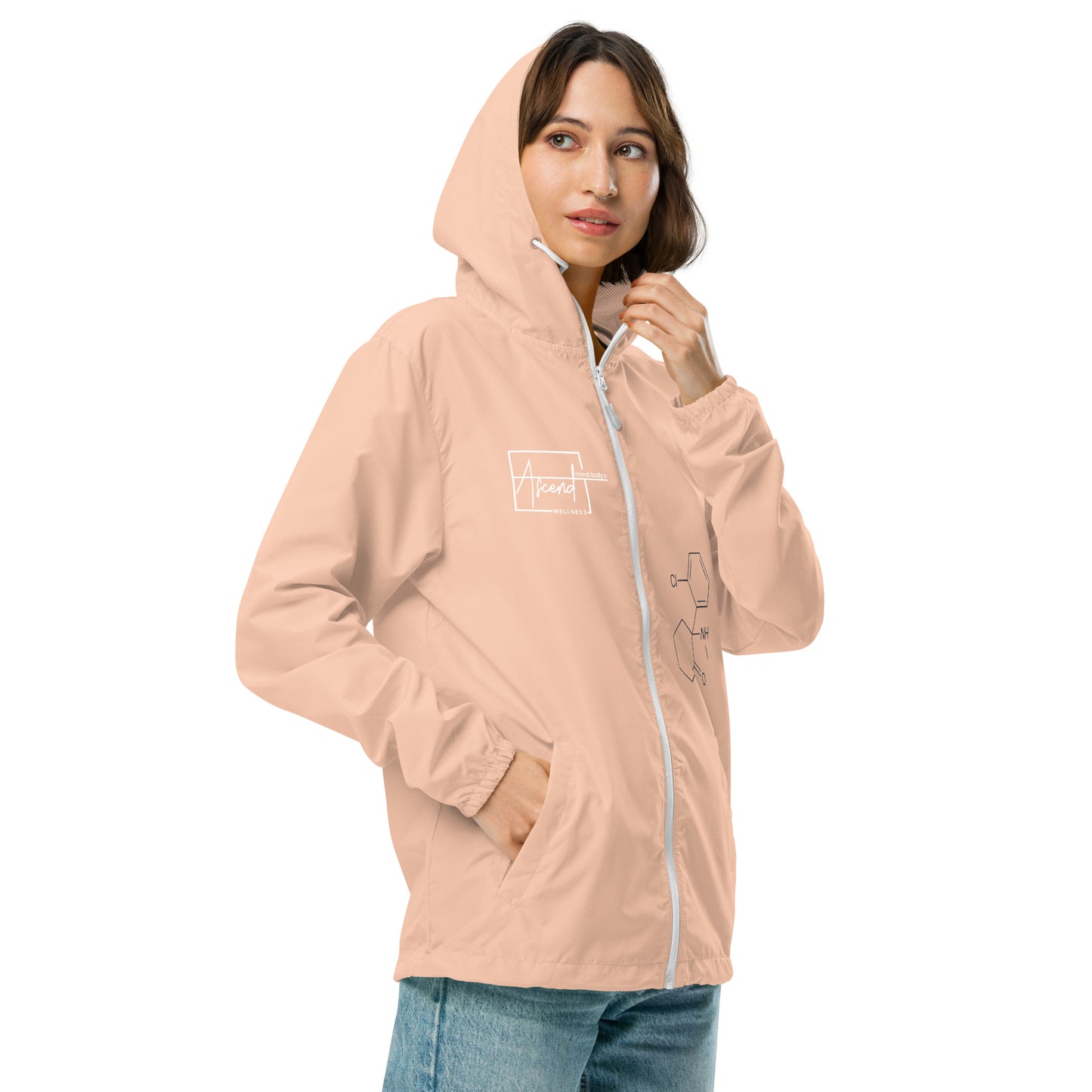 Ascend Ketamine Unisex lightweight zip up windbreaker