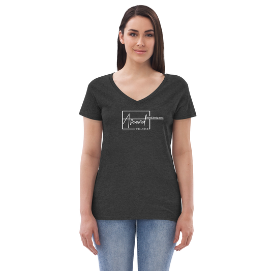 ASCEND Logo Women’s recycled v-neck t-shirt